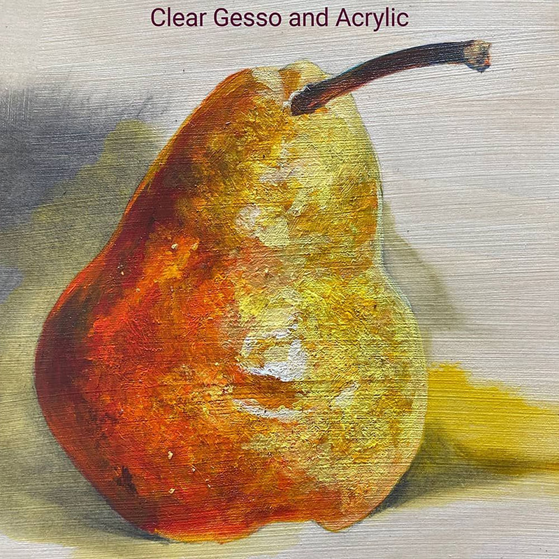 Unprimed Basswood example