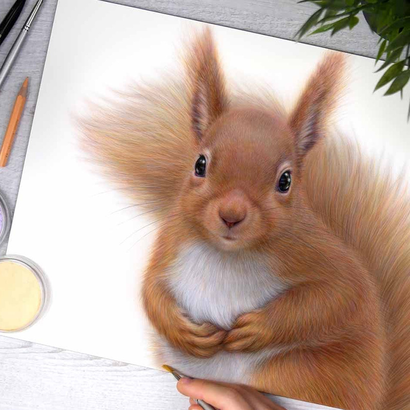 Art by Becky Chan on Claybord