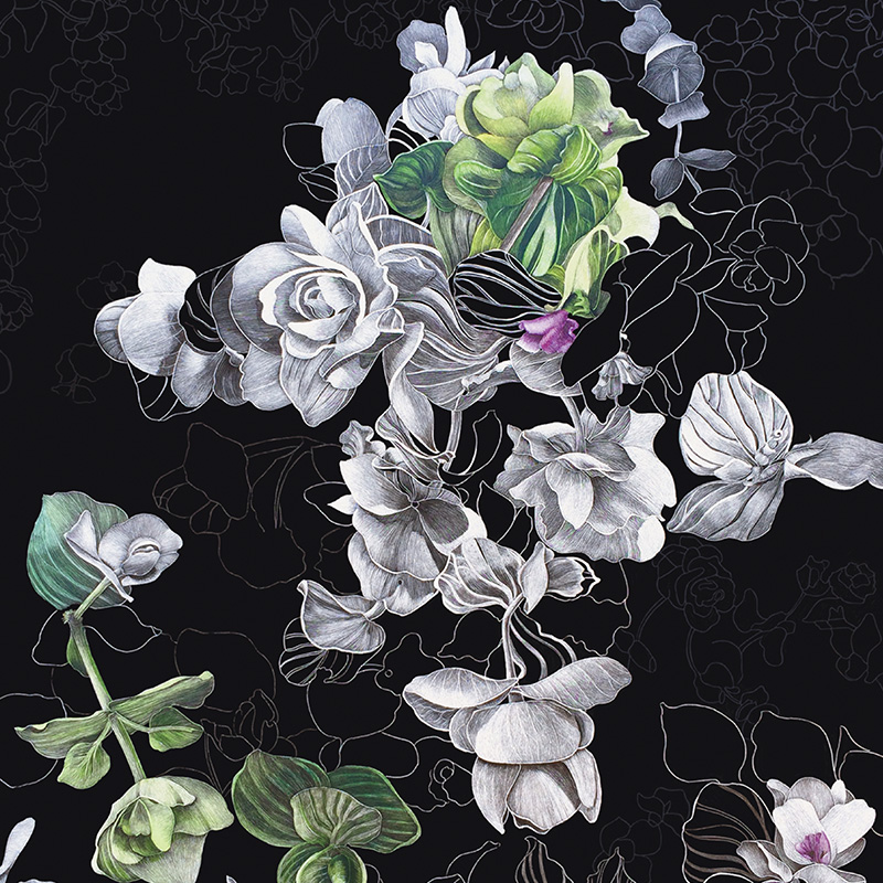 Artwork by Lisa Goesling on Scratchbord