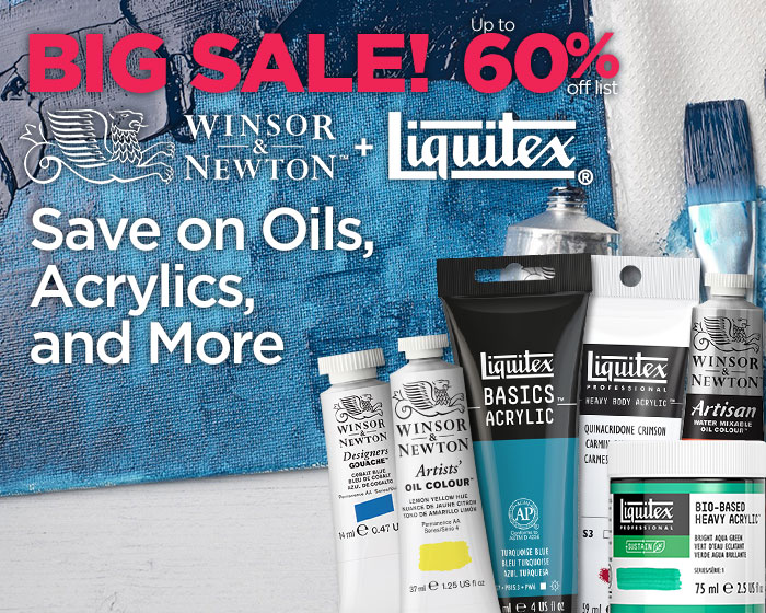 Colort Winsor & Newton, Liquitex, SALE 60% OFF NOW