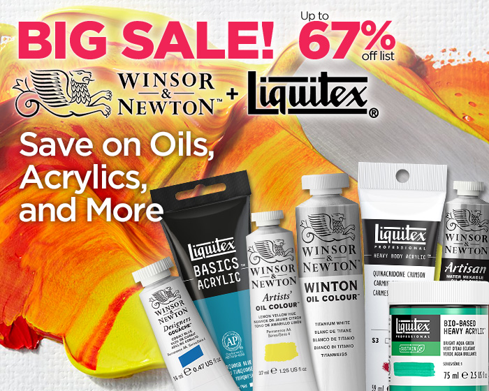 Shop Winsor & Newton + Liquitex BIG SALE - Up to 67% Off List
