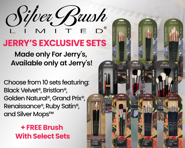 Jerry's Exclusive Silver Brush Sets