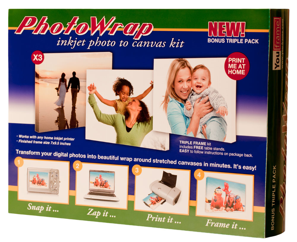 PhotoWrap Inkjet Photo to Canvas Kit